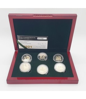 Conjunto de 6 x 2 euros BE Luxemburgo 2019-2021 579,00