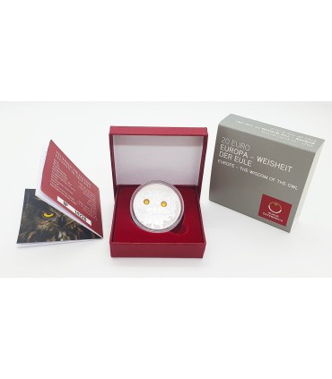 20 Euro Austria 2021 - LA SABIDURÍA DEL BUHO €68.99
