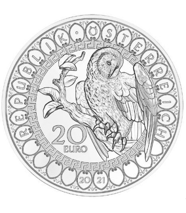 20 Euro Austria 2021 - LA SABIDURÍA DEL BUHO €68.99