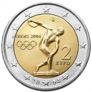 2 Euro Grèce 2004 Jeux Olympiques