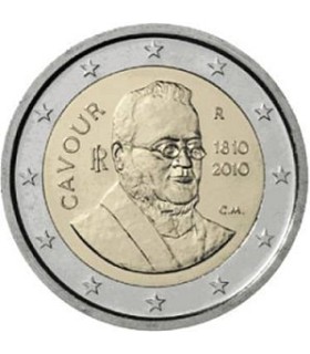 2 Euro Italië 2010 Cavour €4,99
