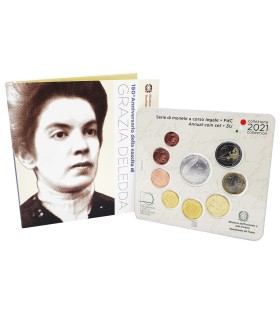 BU ITALY 2021 9 stuks Grazia Deledda € 59,95