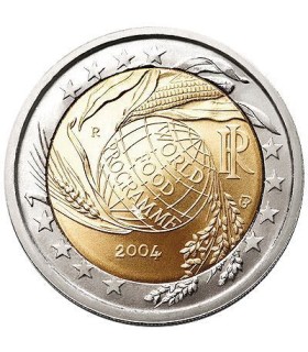 2 Euro Italia 2004 Programa Alimentario € 7,98