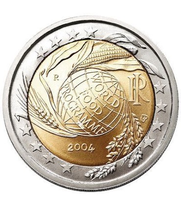 2 Euro Italia 2004 Programma alimentare  7,98 €