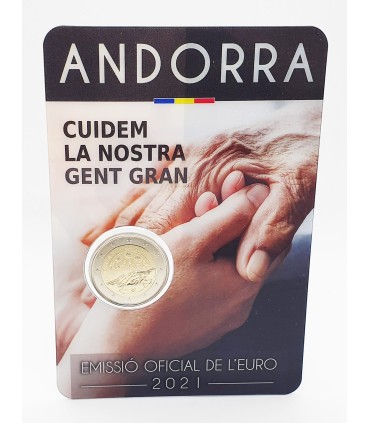 2 Euro Andorra 2021 - Sorge für unsere Senioren  22,49 €