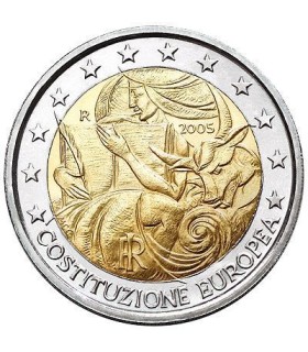 2 Euro Italia 2005 Constitución UE 5,90