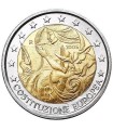 2 euros Itália 2005 Constituição da UE 5,90 euros