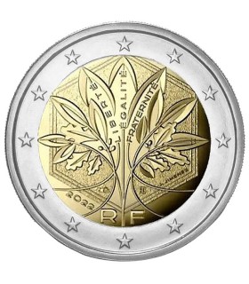 2 Euro Francia 2022 - Albero dell'Unione  3,10 €