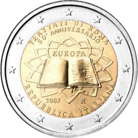2 Euro Italie 2007 Traité de Rome