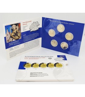 SET 5*2 Euro Deutschland 2010 BE  89,30 €