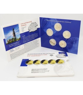 SET 5*2 Euro Deutschland 2008 BE  102,34 €