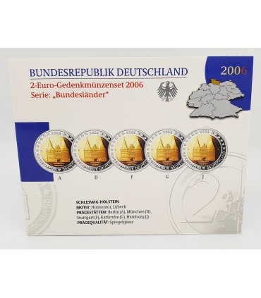 SET 5*2 Euro Duitsland 2006 BE €175,59