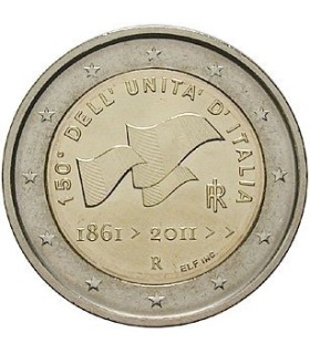 2 Euro Itália 2011 Unificação da Itália € 4,99