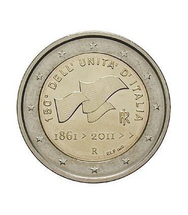 2 Euro Italia 2011 Unificación de Italia € 4,99