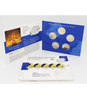 SET 5*2 Euro Deutschland 2009 BE  109,36 €