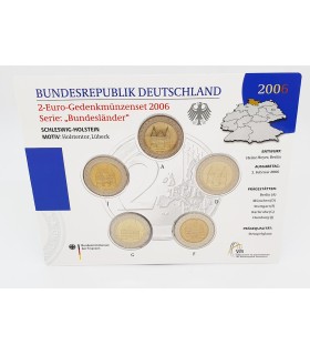 SET 5*2 Euro Allemagne 2006 BU  119,40 €