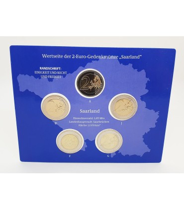 SET 5*2 Euro BU Duitsland 2009 €55,18