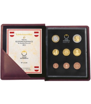 Österreich 2011 Kursmünzensatz Polierte Platte (PP)  95,28 €