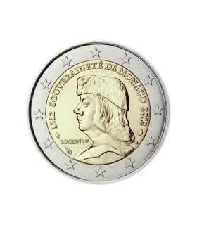 2 Euro MONACO 2012 Lucien 1er €79.95