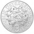 3 euro Autriche 2020 - Le Arambourgiania