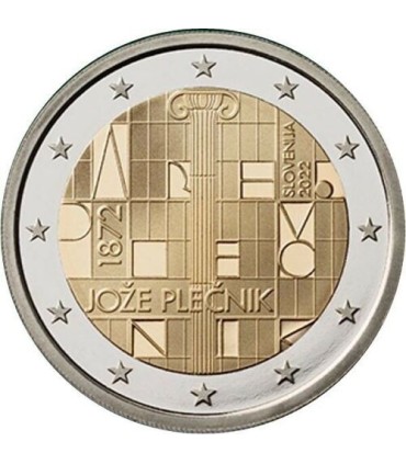 2 Euro Eslovenia 2022 - Joze Plecnik €3.20