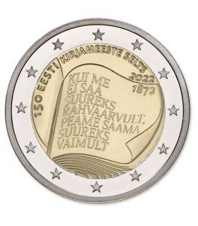 2 Euro Estonia 2022 - Société Littéraire €3.19