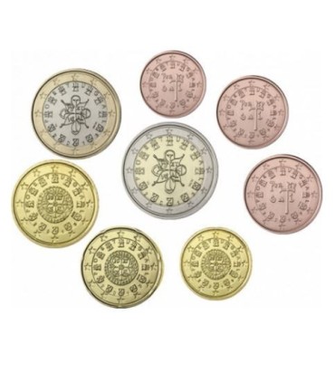 Serie da 1 centesimo a 2 euro Portogallo 2022  29,95 €