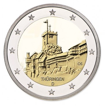2 euro Allemagne 2022 - Château de la Wartburg