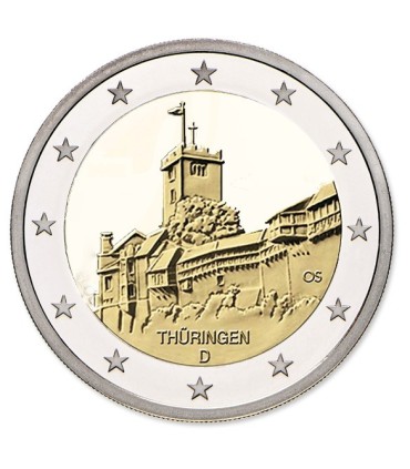 2 euro Duitsland 2022 - Kasteel Wartburg €3.10