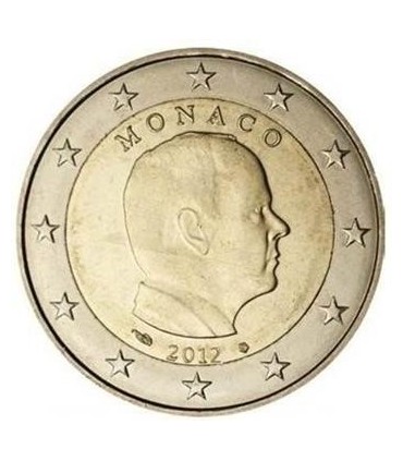 2 Euro Mónaco 2012 Alberto II € 8,90