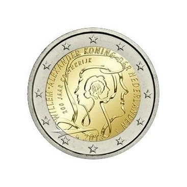 2 Euro Pays-Bas 2013 200 ans de la royauté -   2 € commémorative Pays-Bas 2013 Thème: 200 ans de leur indépendance et