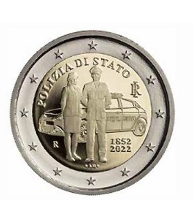 2 Euro Itália 2022 - 170 anos da polícia italiana 3,49