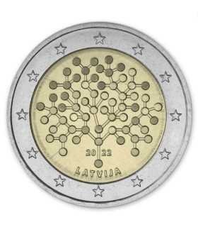2 Euro Letonia 2022 - Cultura Financiera €3.29