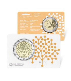 Munt 2 Euro Letland 2022 - Financiële Cultuur €19.95