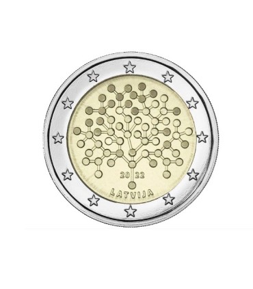 Coincard 2 Euro Lettonia 2022 - Cultura finanziaria  19,95 €