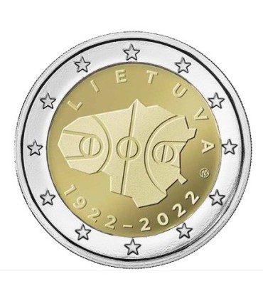Moeda de 2 euros Lituânia 2022 - BASQUETEBOL 29,99