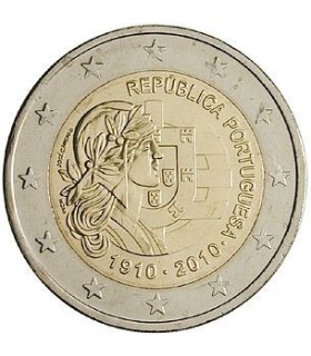 2 Euro Portugal 2010 Centenario de la República € 5,45