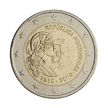 2 Euro Portugal 2010 Centenaire de la Republique -  Thème: 2 € commémorative Portugal 2010 commémorant le 100ème anniversai
