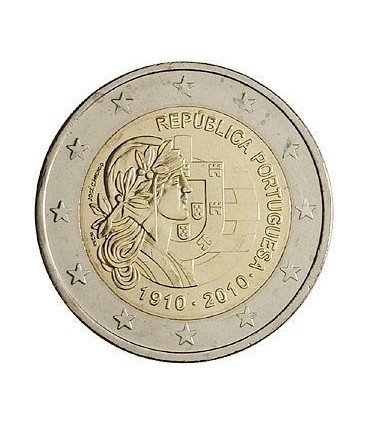2 Euro Portogallo 2010 Centenario della Repubblica  5,45 €