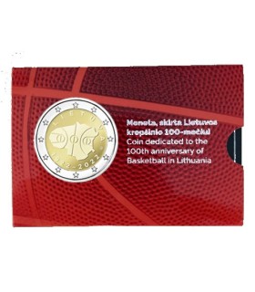 Tarjeta 2 Euro Lituania 2022 - BALONCESTO €29.99