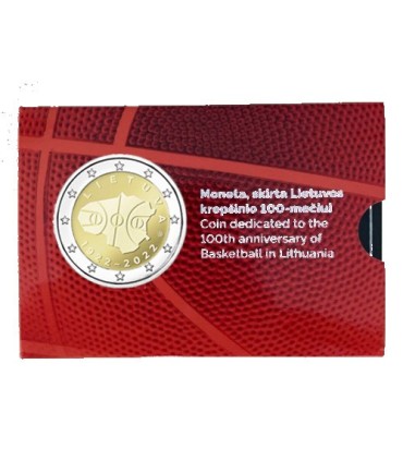 Tarjeta 2 Euro Lituania 2022 - BALONCESTO €29.99