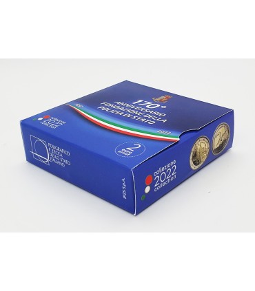 2 Euro Italia 2022 BE - 170 años de la Policía Italiana € 44.95