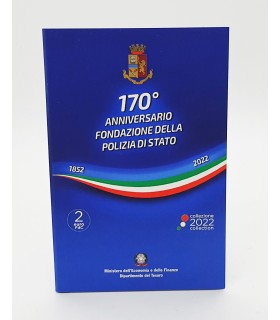Coincard 2 Euro Itália 2022 - 170 anos da polícia italiana 17,49
