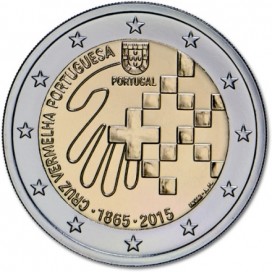 2 euro Portugal 2015 Croix Rouge - Thème:   2 € commémorative Portugal 2015 commémorant le 150ème Anniversaire de la Croix-Rou