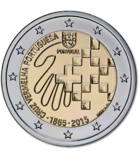 2 euros Portugal 2015 Cruz Roja 5,19 euros