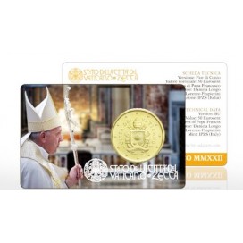Coincard 50 cents Vatican 2022