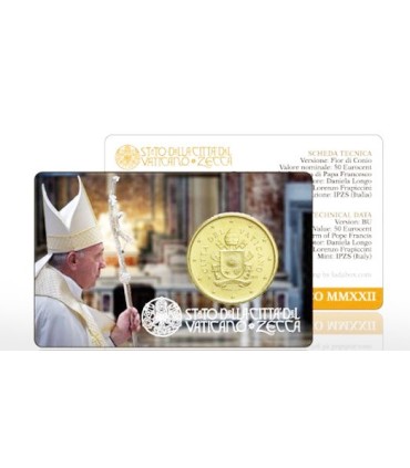 Coincard 50 Cent Vatikan 2022  5,95 €