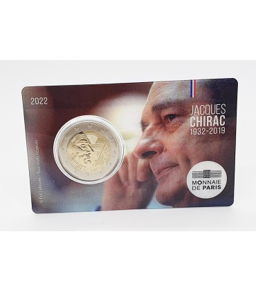Muntkaart 2 Euro Frankrijk 2022 - Chirac €38,95