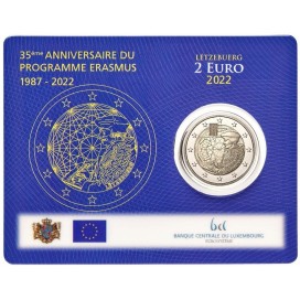 Coincard 2 Euro Luxembourg 2022 - Erasmus