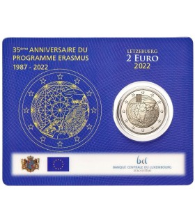 Tarjeta Monedero 2 Euro Luxemburgo 2022 - Erasmus €47.97
